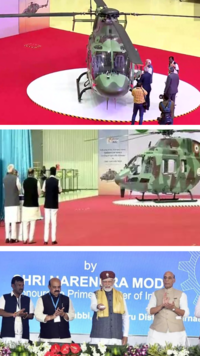 PM Modi unveils India's biggest helicopter manufacturing facility in <i class="tbold">tumakuru</i>