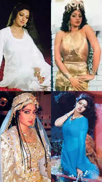 Chandni, Mr India to <i class="tbold">khuda gawah</i>: Most iconic on-screen looks of Sridevi