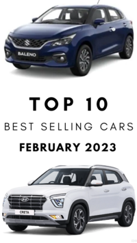 ​Top 10 best selling cars and SUVs in February 2023: Maruti Baleno to Hyundai Creta
