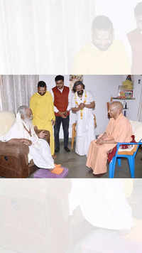 Yogi meets Ram Janmbhoomi Kshetra chief​