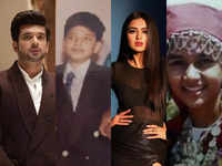 From Karan Kundrra to Tejasswi Prakash: Take a look at the cute <i class="tbold">childhood picture</i>s of these popular TV celebs
