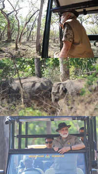 ​PM Modi goes on jungle safari at Bandipur Tiger Reserve, visits elephant camp