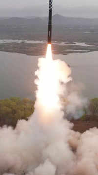 KCNA shows the test-fire of the new Hwasongpho-18 ICBM