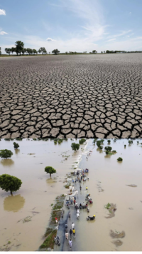 ​Floods, droughts and heat waves made 2022 worst​