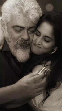 Ajith and wife Shalini's lovely PDA moments
