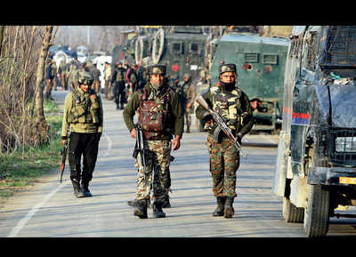 Four terrorists killed in Pulwama