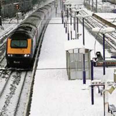 Giant heated '˜condoms' fitted over freezing UK trains to keep them moving!
