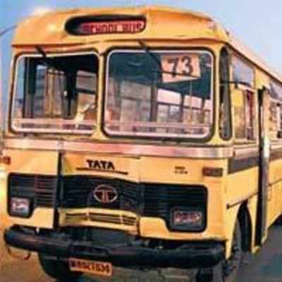 Collision between two school buses at WE highway