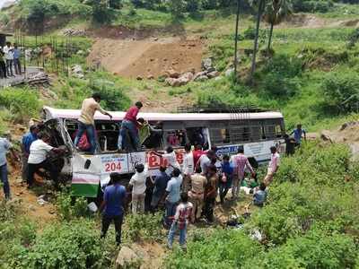 Kondagattu bus accident: 57 dead, 17 injured in Telangana