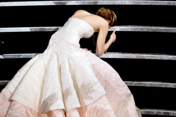 Trips and falls on the red carpet