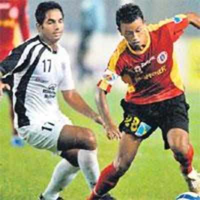 Mahindra, East Bengal share points