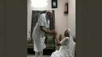 PM Modi visits mother in Ahmedabad to seek blessings 