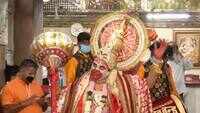 Watch: ‘Hanuman’ dances to the tune of Dhol at Hanuman Temple near Connaught Place in Delhi 
