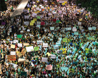 1 million march across Brazil in biggest stir yet