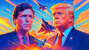 God, Lefties, Tucker & Trump