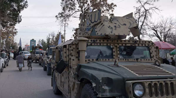 Taliban military parade