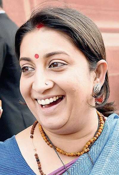 Smriti Irani to be chief guest at BU; protests likely