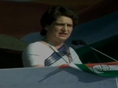 Priyanka Gandhi targets Prime Minister Modi in her first political speech at Congress rally in Gujarat