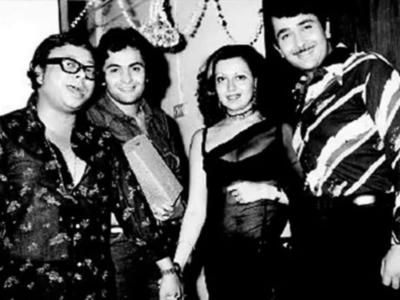 Throwback Thursday: When Rishi Kapoor posed with Randhir, Babita and RD Burman