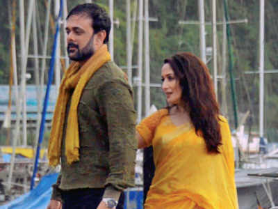 Madhuri Dixit returns to work with a love song in her first Marathi film, Bucket List