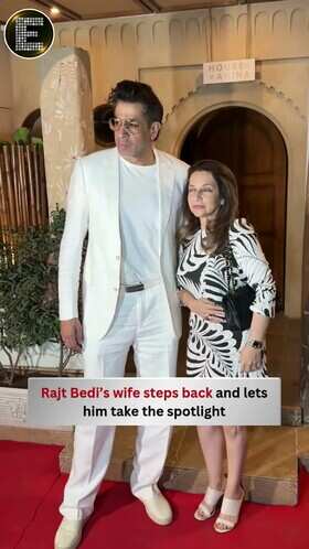Rajat Bedi Makes Stylish Appearance With Wife In Mumbai