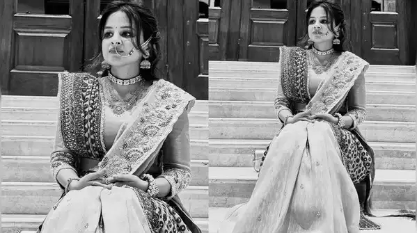 Sakshi Dhoni’s ethereal wedding look