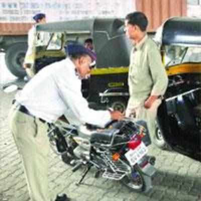 Traffic dept cracks the whip on errant autorickshaw drivers in city
