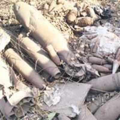 Villagers go ballistic over dumped missiles