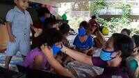 Unique classroom under a bridge: Teachers give lessons to kids of migrant labourers in Kochi 