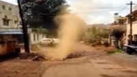 Karnataka: Major accident averted in Hubballi as gas pipeline burst during repair work 