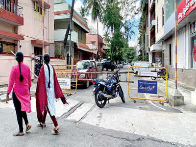 4 hospitals, 3 packed areas are Jayanagar’s Covid spots