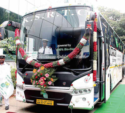 Now travel in a 100 % bio-diesel bus to TN