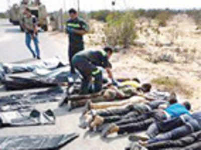 Militants kill 25 Egyptian policemen in Sinai ambush