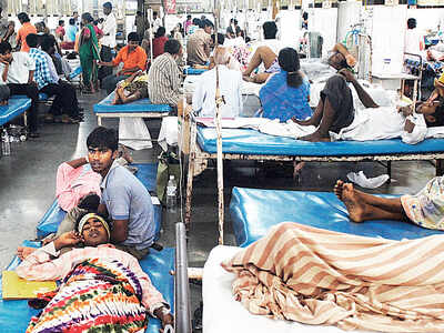 No beds left as patients flock hospitals for flu