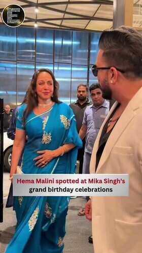Hema Malini Turns Heads At Mika Singh&rsquo;s Birthday Bash