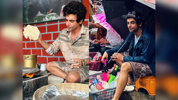 From making rotis to selling umbrellas on streets: Times when Jawan actor Sunil Grover entertained fans with witty posts