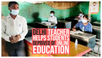 Inspiring: Delhi teacher helps students deprived of online education 