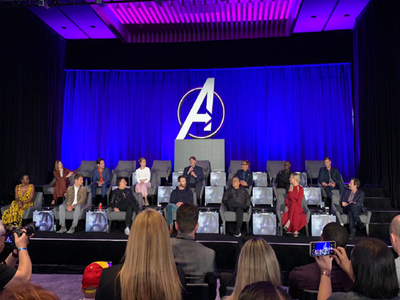 Avengers: Endgame press conference left chairs empty for fallen superheroes