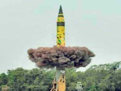 Nuclear-capable Agni-5 ballistic missile test-fired