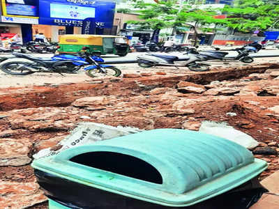 Malleswaram Mirror Special: No footpaths, where do we walk?