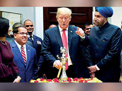 Modi is my friend and now Ivanka’s: Trump at White House Diwali bash