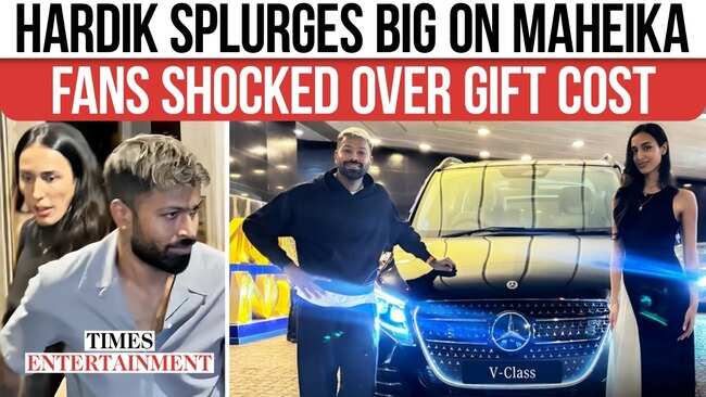 Hardik Pandya gifts Mahieka Sharma Mercedes-Benz V-Class worth ₹1.7 crore