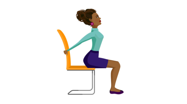 Seated cat-cow (for spine and shoulders)