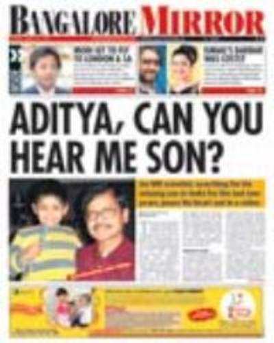 Aditya, can you hear me son?