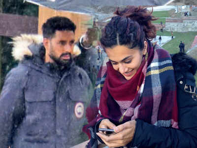 Taapsee Pannu, Abhishek Bachchan shoot amidst heavy security in the Valley