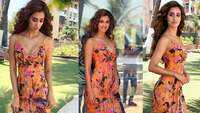 Disha Patani oozes oomph in a body-hugging dress 