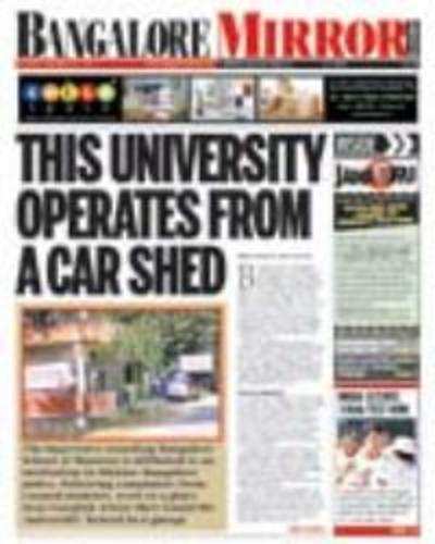 This university operates form a car shed