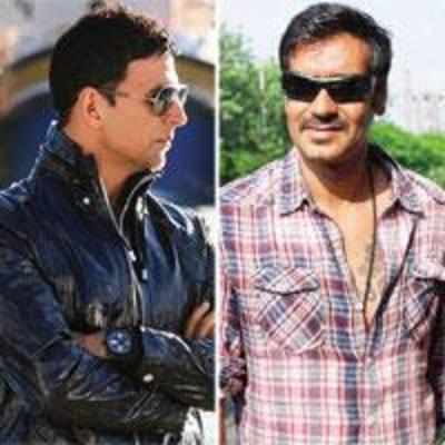 Ajay-Akki gear up for some action