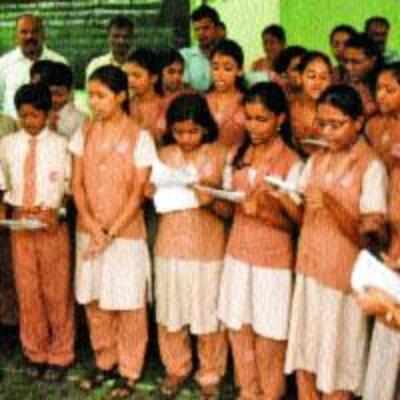 Kids remix aarti with environment message