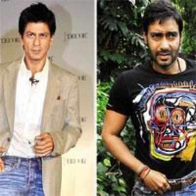 SRK and Devgn '˜virtually' at war